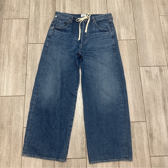 Citizens of Humanity Brynn Wide Leg Jean Women’s Drawstring Waist 32 - Picture 2 of 3